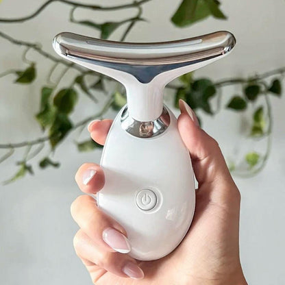 Heated Face & Neck Massager – Smooth & Radiant Skin