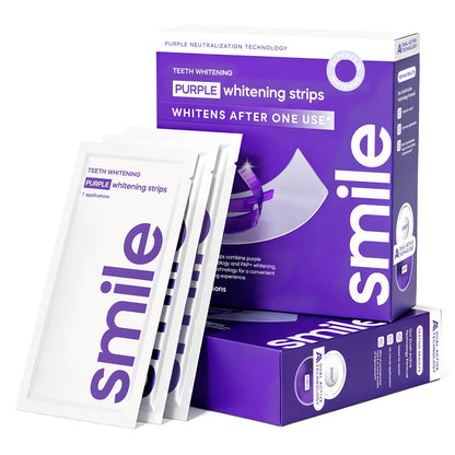 Purple Teeth Whitening Strips (14 Strips)